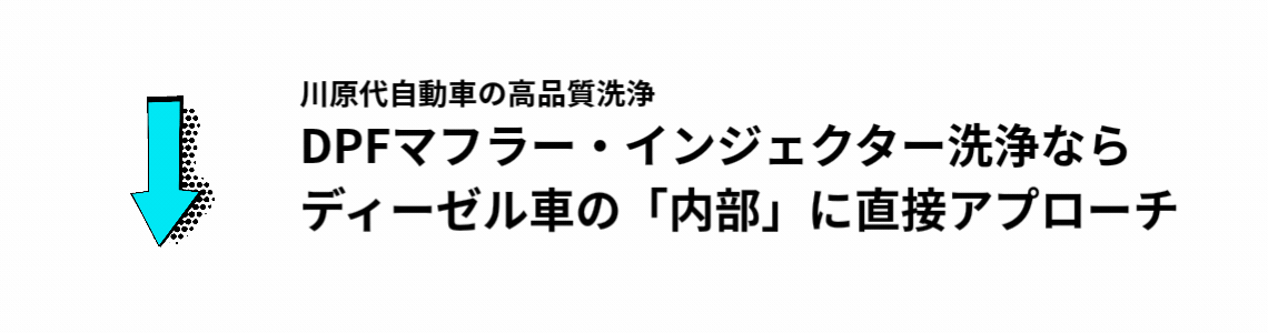 ディーゼル車の内部に直接アプローチ